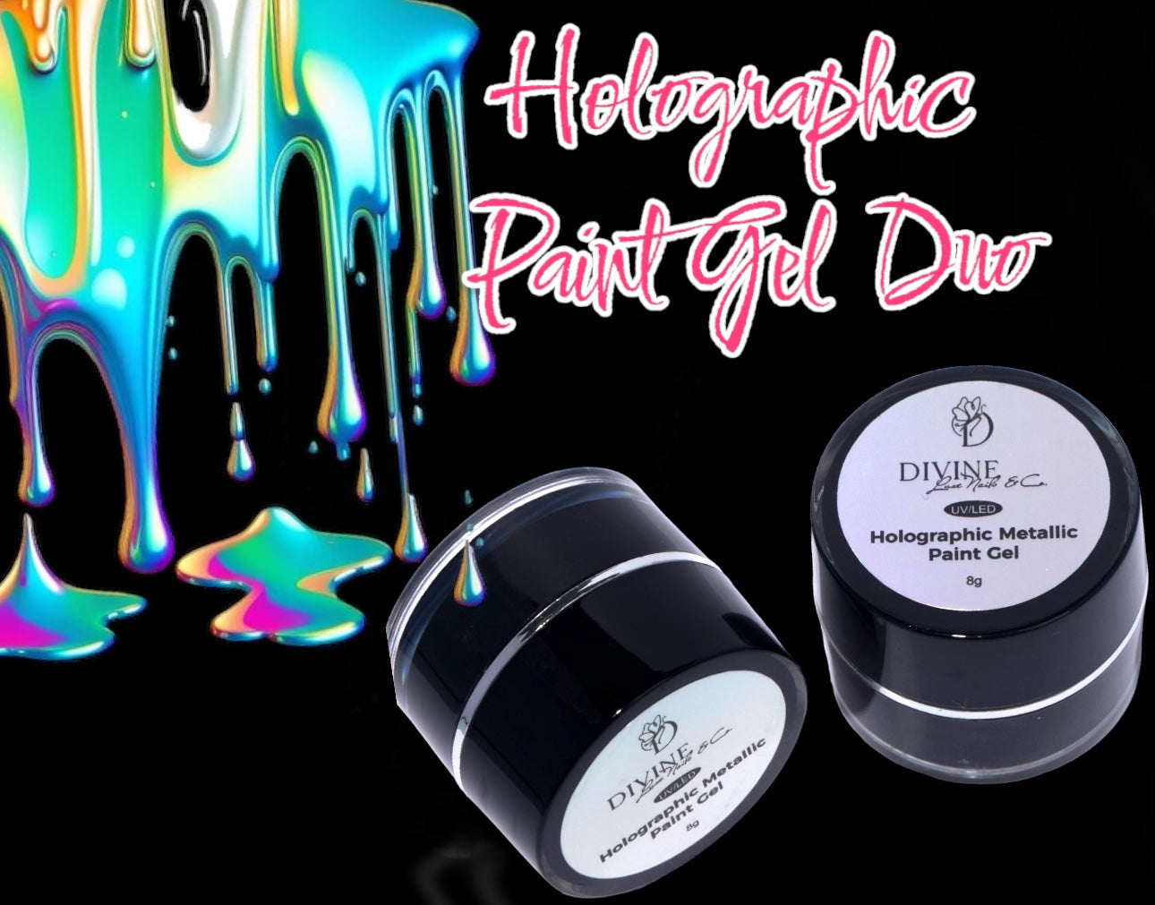 Holographic Paint Gel Dúo